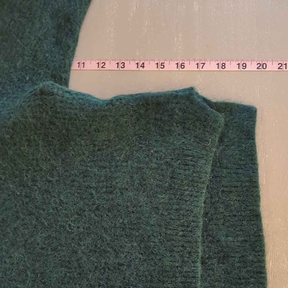 Mohair‎ Sweater Gestuz Brenda GZ V-Neck Pullover Green size Small image 8
